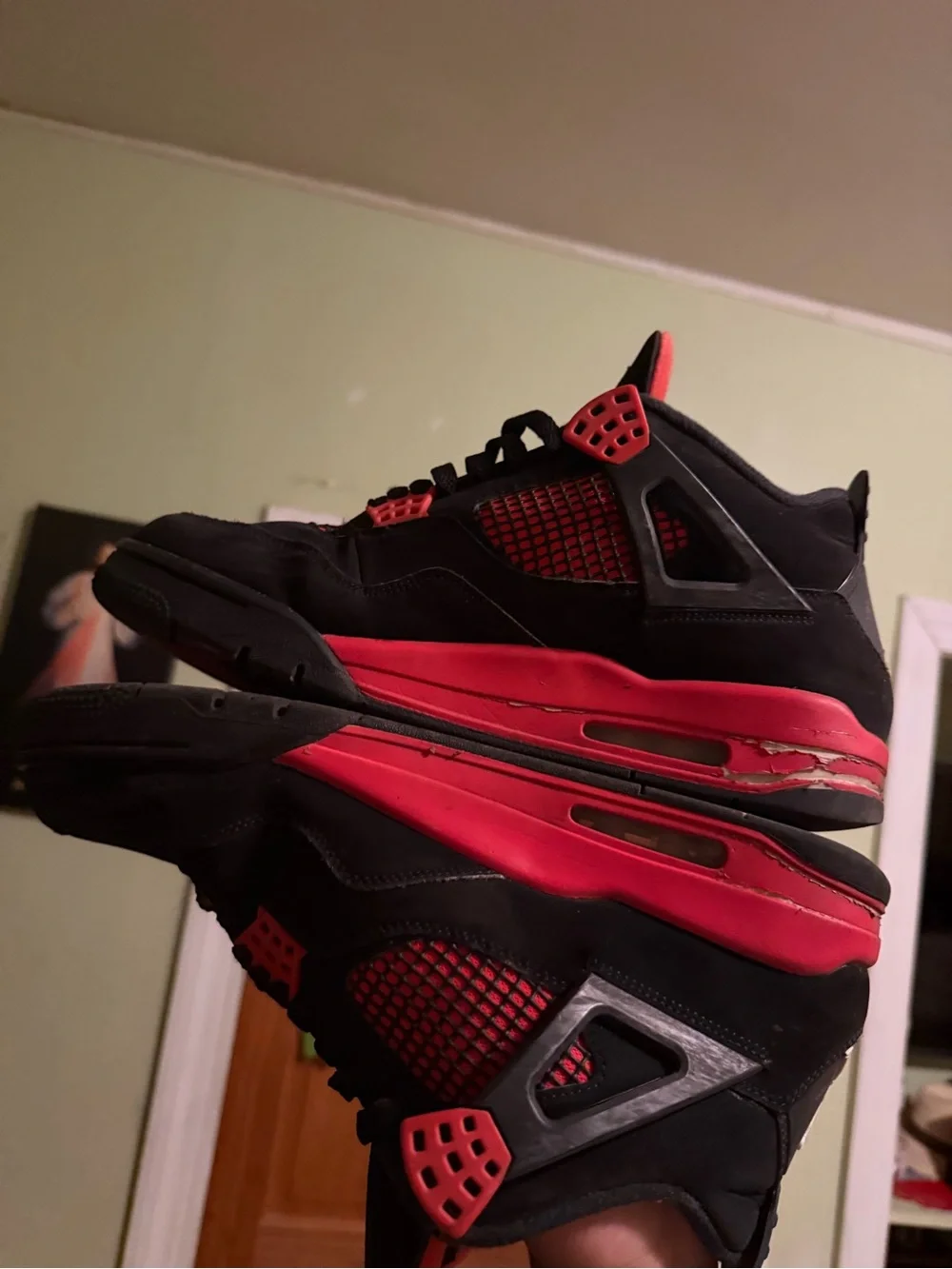 Jordan 4 Thunder size 11 worn with box